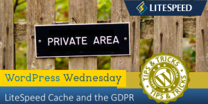 WordPress Wednesday: LiteSpeed Cache and the GDPR