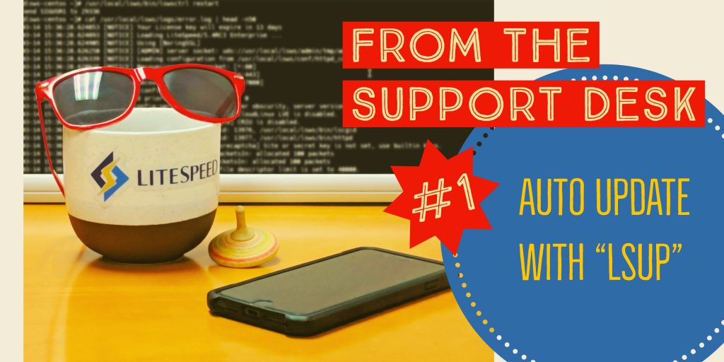 From the Support Desk 01: Auto Update LiteSpeed with lsup