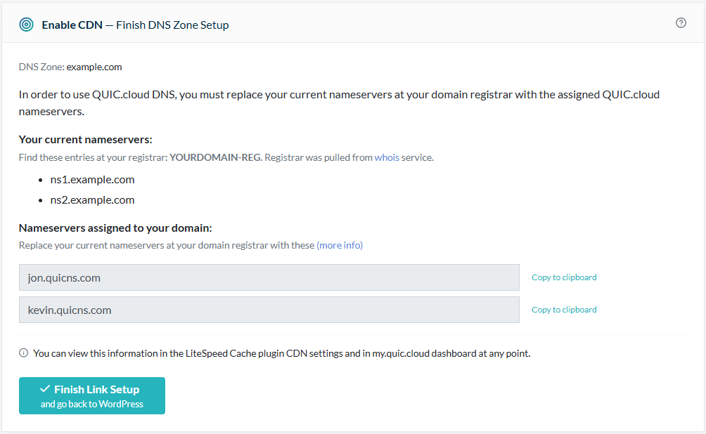 Update your Nameservers