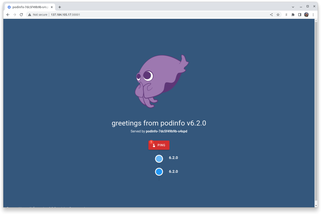 Scaling Demonstration Application