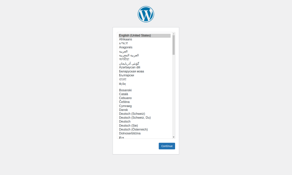 WordPress Language